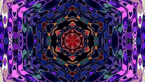 Modern graphic background with circular patterns and dynamic digital elements. Stock Footage 332631304