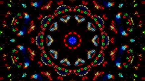 Modern graphic background with circular patterns and dynamic digital elements. Stock Footage 332680831