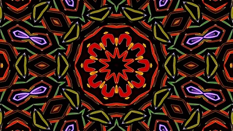 Modern graphic background with circular patterns and dynamic digital elements. Stock Footage 333320418