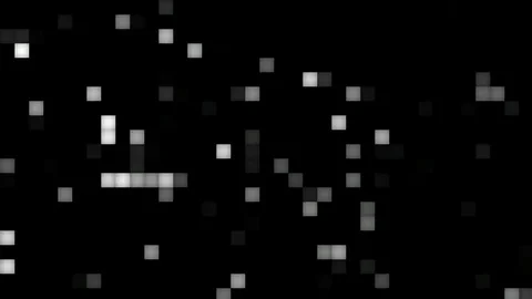 Modern graphic background of white flickering squares in motion (FULL HD) Stock Footage 76566877