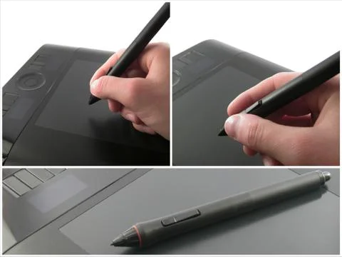 Modern graphic tablet Stock Photos