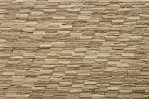 Modern gray brick wall for pattern and background Foto stock