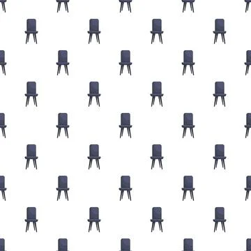 Modern gray chairs seamless pattern creating texture Stock Illustration