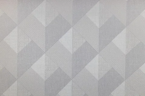 Modern Gray Geometric Wallcovering Pattern Background Stock Photos
