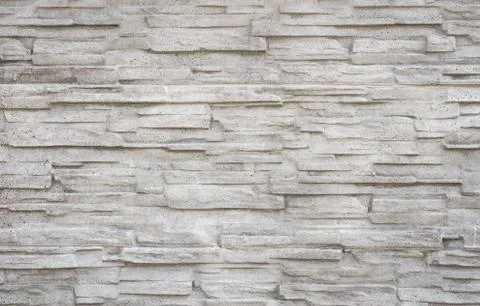 Modern gray stone wall Stock Photos
