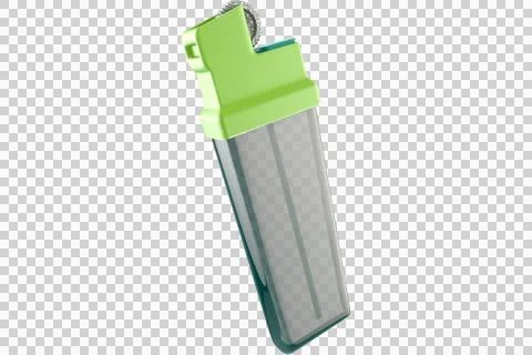 Modern green flat mop head with silver fibers Stock Illustration