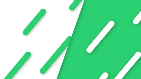 Modern Green Geometric Motion Background with Rounded Lines Stock Footage 341483283