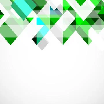 Modern green geometrical template, vector &amp; illustration Stock Illustration