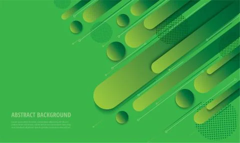 Modern green gradient trendy background vector Stock Illustration