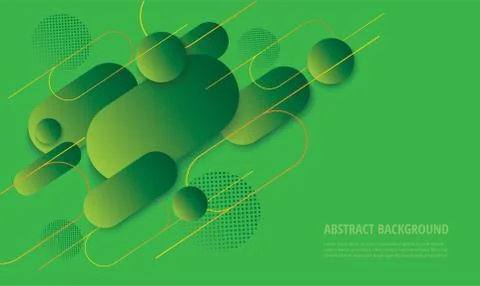 Modern green gradient trendy background vector Stock Illustration