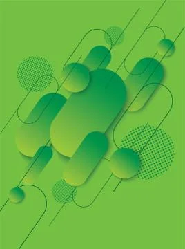 Modern green gradient trendy background vector Stock Illustration