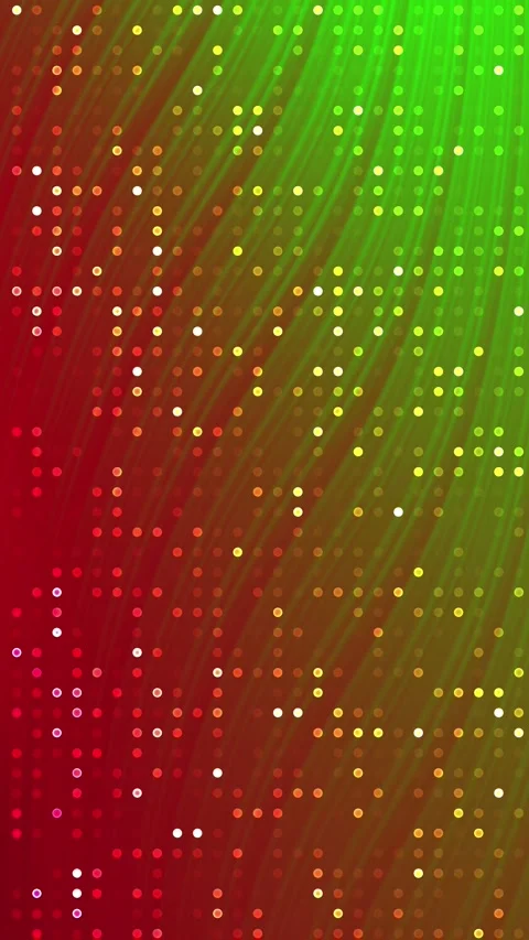 Modern Green Red Abstract Digital Technology 4K Animated Seamless Looping Stock Footage 310347271