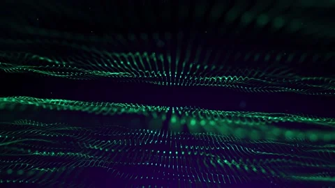 Modern Green Strings Background Stock Footage 169709240