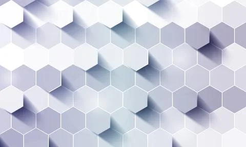 Modern grey gradient tones hexagon pattern background. dynamic pattern. Stock Illustration