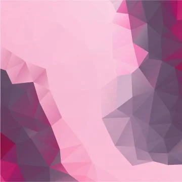 Modern Grey &amp; Purple Triangular Shapes On Soft Abstract Low Poly Background Stock Illustration