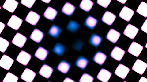 Modern Grid Pattern with Rotating Elements Stock Footage 294143418