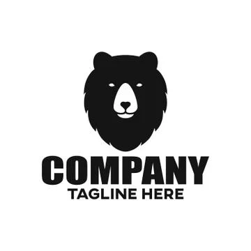 Modern Grizzly bear logo. Vector illustration. Stock Illustration