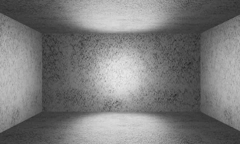 Modern grunge 3d wall and floor texture room interior Illustrazione stock