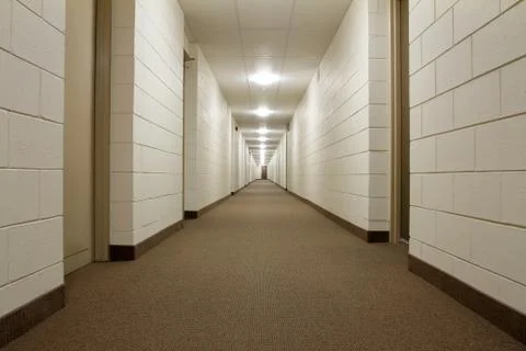 Modern hallway Stock Photos