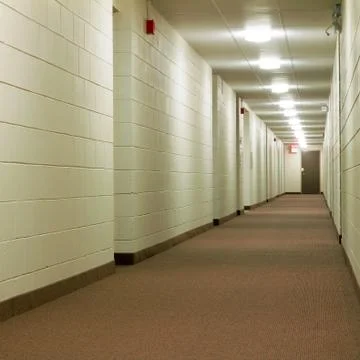 Modern hallway Stock Photos