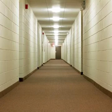 Modern hallway Stock Photos