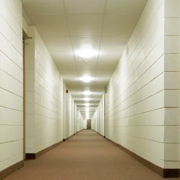 Modern hallway Stock Photos