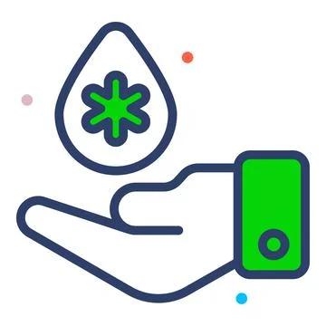 A modern hand drawn icon representing data analysis search. Stock Illustration