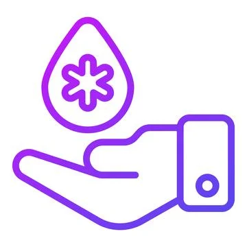 A modern hand drawn icon representing data analysis search. Stock Illustration