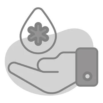 A modern hand drawn icon representing data analysis search. Stock Illustration