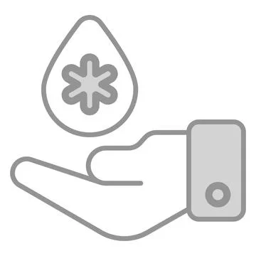 A modern hand drawn icon representing data analysis search. Stock Illustration