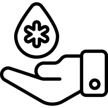 A modern hand drawn icon representing data analysis search. Stock Illustration