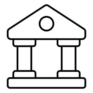 A modern hand drawn icon representing domain search lookup Stock Illustration