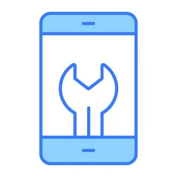 A modern hand drawn icon representing domain search lookup Stock Illustration
