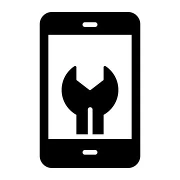 A modern hand drawn icon representing domain search lookup Stock Illustration