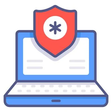 A modern hand drawn icon representing domain search lookup Ilustración de archivo