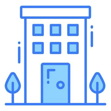 A modern hand drawn icon representing cloud sync refresh Иллюстрация