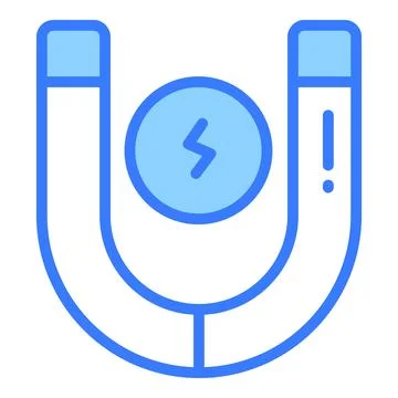 A modern hand drawn icon representing data analysis search. Stock Illustration