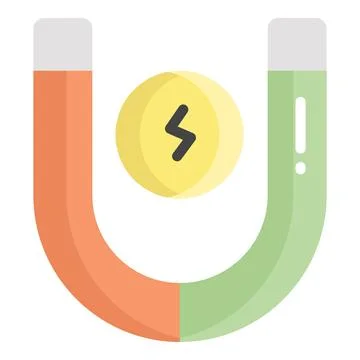 A modern hand drawn icon representing data analysis search. Stock Illustration