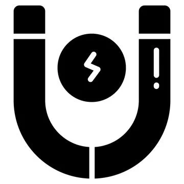 A modern hand drawn icon representing data analysis search. Stock Illustration
