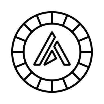 A modern hand drawn icon representing target goal concept Illustrazione stock