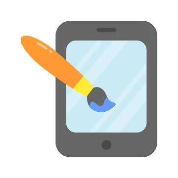 A modern hand drawn icon showing coding document script. Stock Illustration
