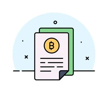 A modern hand drawn icon showing bug detection debugging process. Stock Illustration