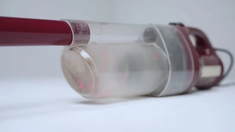 Modern handheld vacuum machine cleaner Video stock 117268111