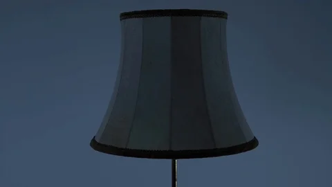 Modern handmade lamp shell from pressurized fabric, stockvideo Stock Footage 86770831