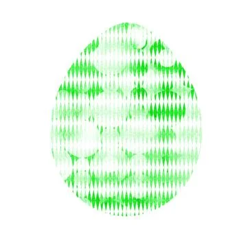 Modern Happy Easter template for greeting card or invitation design with br.. Stock Illustration