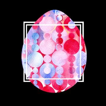 Modern Happy Easter template for greeting card or invitation design with br.. Stock Illustration