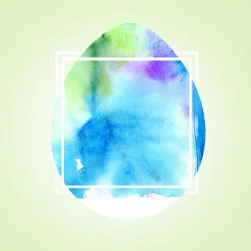 Modern Happy Easter template for greeting card or invitation design with br.. Stock Illustration