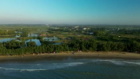 Modern Harbor Perspective Dermaga Beach Tuban East Java June 7 2026 Stock Footage 337017101
