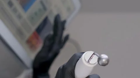 Modern hardware devices in cosmetology. Modern hardware devices in cosmetology Stock Footage 250356571