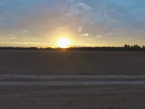 Modern harvesting potatoes Stock Footage 81700641